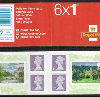 2016 PM53  6 x 1st. Landscape Gardens (SG.3877 & 3878) +  4 Machin's (U3274).
