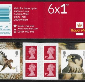 2019 PM66  6 x 1st. Birds of Prey ( SG.4210 &1) + 4 Machin (M19L)