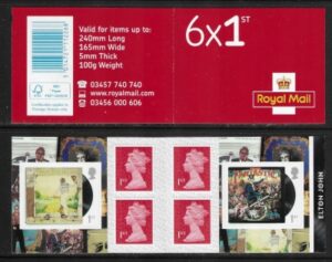 2019 PM68  6 x 1st. Elton John (SG.4262 & 3) + 4 Machin (M19L)