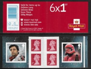 2019 PM70 6 x 1st. Star Wars (SG.4304 & 5) + 4 Machin (M19)