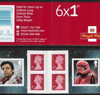2019 PM70 6 x 1st. Star Wars (SG.4304 & 5) + 4 Machin (M19)