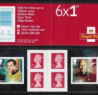 2020 PM76 Star Trek  6 x 1st (SG.4456 & 7)  + 4 Machin (M20L)