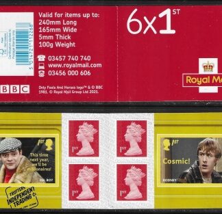 2021 PM78  Only Fools and Horses 6 x 1st (SG.4486&7) + 4 Machins (M21L)