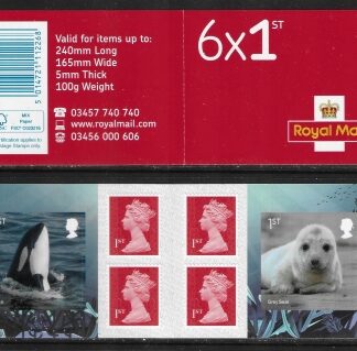 2021 PM81 Wild Coasts 6 x 1st class (SG.4553 & 4) + 4 Machins (M21L)