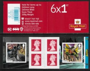 2021 PM82  Batman & Robin 6 x 1st (SG.4588 & 9)  + 4 Machins (M21L)