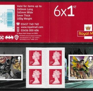 2021 PM82  Batman & Robin 6 x 1st (SG.4588 & 9)  + 4 Machins (M21L)