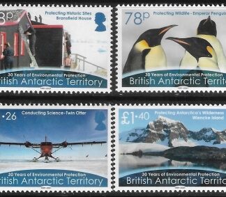 2021 British Antarctic. SG.808-11 30 years Environmental Protection. set 4 values U/M (MNH).