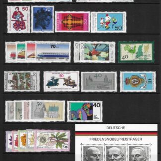 1975 Germany SG.1718-MS.1767 (excl. definitives) U/M (MNH) cat. values £46.00.