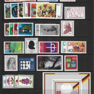 1974 Germany SG.1683-1717 U/M (MNH) cat. values £48