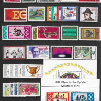 1976 Germany SG.1768-MS.1804  U/M (MNH) cat. value £56