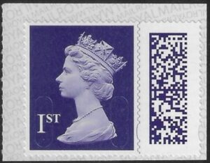 V4507 1st 2B purple MFIL M22L (from booklet) ISP U/M (MNH)