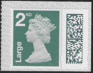 V4512 2nd Large greenish grey 2B MFIL M22L SBP T2 (from booklet) ISP U/M (MNH)
