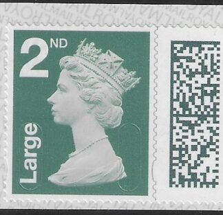 V4512  2nd Large greenish grey 2B MFIL  M22L  SBP T2 (from booklet) ISP U/M (MNH)