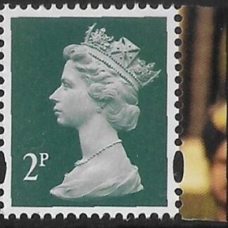 U3071  2p  2B deep green  'M21L'  'MPIL'  DY42   ISP  U/M (MNH)