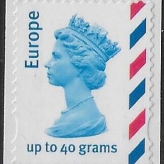 SG.2358 Europe 40 gms. NVI  new blue & rosine. Walsall gravure. self adhesive. U/M (MNH)