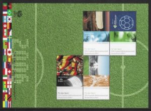 2006 Germany. MS.3412 World Cup Championship Germany. U/M (MNH) cat. value £20.00