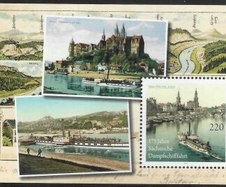 2011 Germany. MS.3724 Anniv. Saxon Steamship Company. U/M (MNH) cat. value £13.00