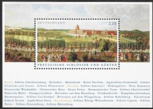 2005 Germany. MS.3369 Prussian Schlosses 1st Issue. U/M (MNH) cat. value £10.00