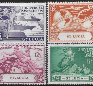 1949  St. Lucia.  SG.160-3 Universal Postal Union.  U/M (MNH)
