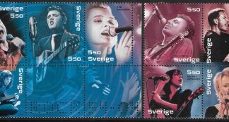 2004 Sweden  SG.2349-56 50th Anniv. of 'thats alright Mama' by Elvis Presley U/M (MNH)