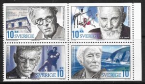 2004 Sweden  SG.2345-8  Winners of Nobel Prize for Literature.  U/M (MNH)