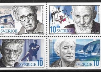 2004 Sweden  SG.2345-8  Winners of Nobel Prize for Literature.  U/M (MNH)