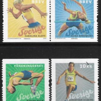 2006 Sweden  SG.2448-51  Swedish Track & Field Athletics.  U/M (MNH)