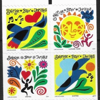 2007 Sweden  SG.2485-8  Spring.  U/M (MNH)