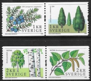 2008  Sweden  SG.2547-50   Trees.  U/M (MNH)