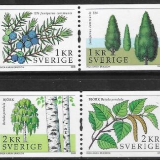 2008  Sweden  SG.2547-50   Trees.  U/M (MNH)