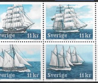 2008  Sweden  SG.2565-8  Sailing Ships.  U/M (MNH)