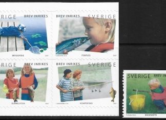 2007  Sweden  SG.2503-7  Summer Stamps.  U/M (MNH)