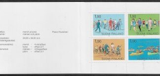 1989 Finland Stamp Booklet SB27 'Sport' with booklet pane SG.1179a  U/M (MNH)