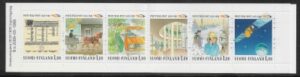 1988 Finland Stamp Booklet SB26 Telecommunications. with booklet pane SG.1153a U/M (MNH)