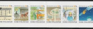 1988 Finland Stamp Booklet SB26 Telecommunications. with booklet pane SG.1153a U/M (MNH)