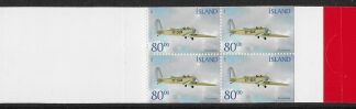 2001 Iceland SB48 'Aircraft' Stamp Booklet (paneSG991a) U/M (MNH)