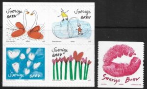 2009 Sweden SG.2598-602 'Greetings' set 5 values. U/M (MNH)
