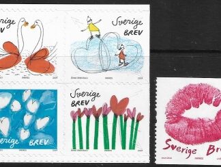 2009 Sweden  SG.2598-602  'Greetings' set 5 values. U/M (MNH)