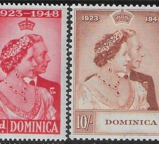 Dominica   - 1948 Royal Silver Wedding. SG.112-3  mounted mint.