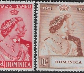 Dominica   - 1948 Royal Silver Wedding. SG.112-3  mounted mint.