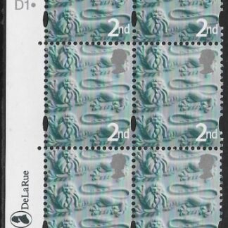 EN1  2nd Lions CB    cyld. D1 D1 dot Phos D1 dot  DLR U/M (MNH)