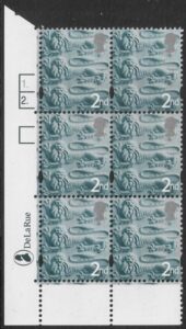 EN1  2nd Lions CB    cyld. 1 dot 2 dot Phos 50 DLR U/M (MNH)