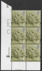 EN3 'E' Oak Tree 2B cyld. 1 1 Phos 49 no dot DLR U/M (MNH)