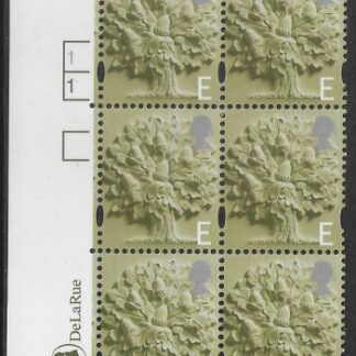 EN3  'E'  Oak Tree 2B    cyld. 1 1 Phos 49  no dot  DLR  U/M (MNH)
