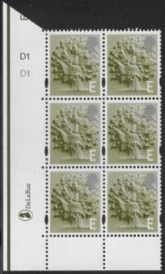 EN8  'E' Oak Tree 2B    cyld. D1 D1  Phos D1    DLR  U/M (MNH)