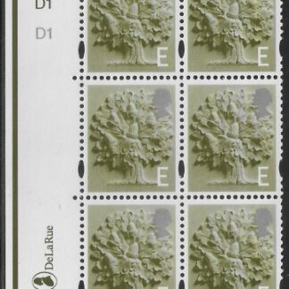 EN8  'E' Oak Tree 2B    cyld. D1 D1  Phos D1    DLR  U/M (MNH)