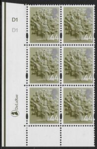 EN11  44p Oak Tree 2B    cyld. D1 D1  Phos D1   DLR  U/M (MNH)