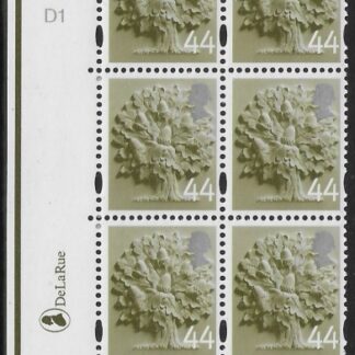 EN11  44p Oak Tree 2B    cyld. D1 D1  Phos D1   DLR  U/M (MNH)