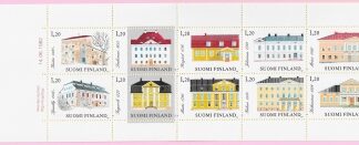 1982 Finland Stamp Booklet SB16 Manor Houses.  pane 1024a  U/M (MNH)