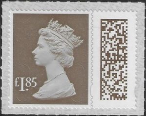 V4600 £1.85 brown 2B MAIL M22L SBP T4 ISP (from sheet) U/M (MNH)